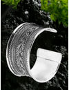 YouBella Jewellery Celebrity Inspired Silver Plated Cuff Bracelet for Girls and Women